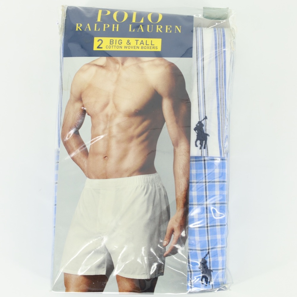 Polo Ralph Lauren Big & Tall Woven Boxer 2 Pack